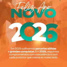 Encerramos mais um ano com gratidão por cada conquista, parceria e confiança compartilhada. 🙌  Em 2026, seguimos juntos, levando qualidade, nutrição e resultados para o produtor rural que move o Brasil. 🚜💚  #CooperOeste #AnoNovo #Feliz2026 #ConfiançaNoCampo #NutriçãoAnimal #ProdutorRural #ForçaDoAgro #AgroSC